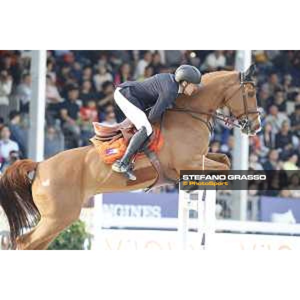 LGCT of Shanghai - Grand Prix - Simon Delestre on Gain Line - Shanghai, - 21 April 2018 - ph.Stefano Grasso/LGCT
