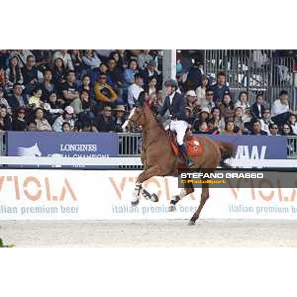 LGCT of Shanghai - Grand Prix - Simon Delestre on Gain Line - Shanghai, - 21 April 2018 - ph.Stefano Grasso/LGCT