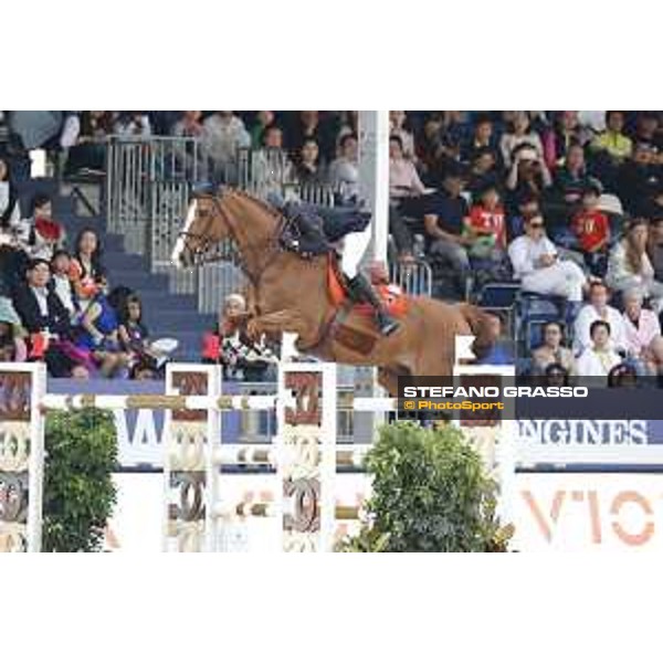 LGCT of Shanghai - Grand Prix - Simon Delestre on Gain Line - Shanghai, - 21 April 2018 - ph.Stefano Grasso/LGCT