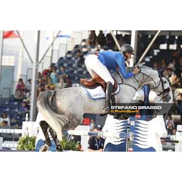 LGCT of Shanghai - Grand Prix - Christian Ahlmann (GER) on Clintrexo Z - Shanghai, - 21 April 2018 - ph.Stefano Grasso/LGCT