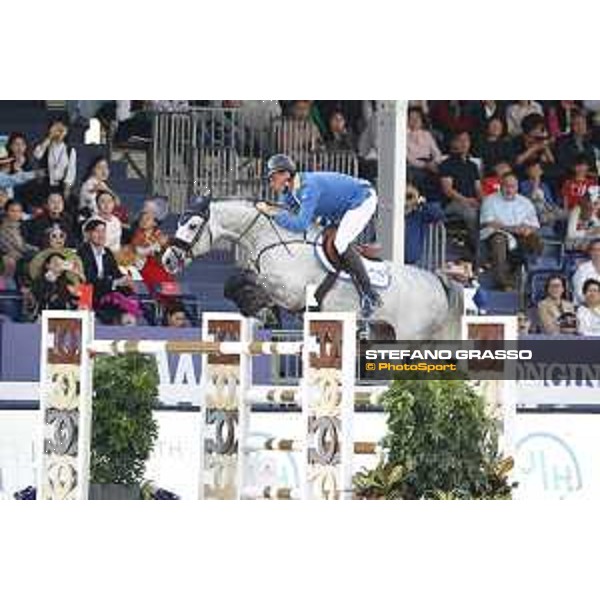 LGCT of Shanghai - Grand Prix - Christian Ahlmann (GER) on Clintrexo Z - Shanghai, - 21 April 2018 - ph.Stefano Grasso/LGCT
