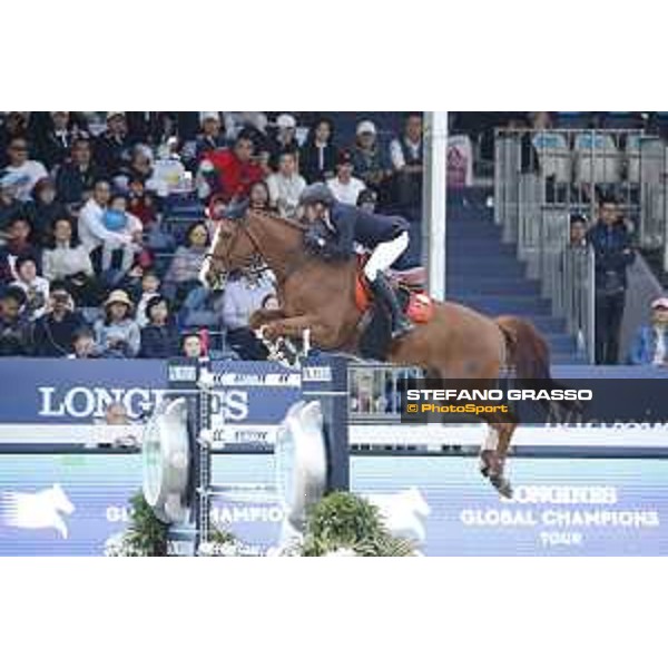 LGCT of Shanghai - Grand Prix - Simon Delestre (FRA) on Gain Line - Shanghai, - 21 April 2018 - ph.Stefano Grasso/LGCT