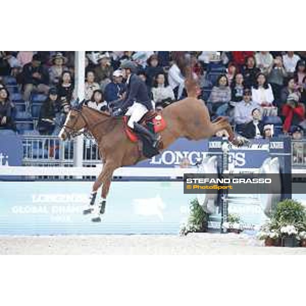 LGCT of Shanghai - Grand Prix - Simon Delestre (FRA) on Gain Line - Shanghai, - 21 April 2018 - ph.Stefano Grasso/LGCT