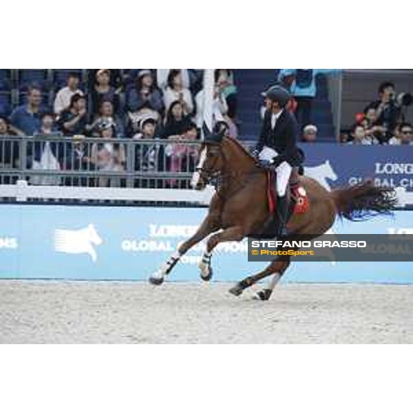 LGCT of Shanghai - Grand Prix - Simon Delestre (FRA) on Gain Line - Shanghai, - 21 April 2018 - ph.Stefano Grasso/LGCT