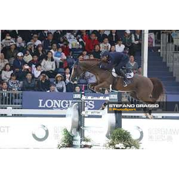 LGCT of Shanghai - Grand Prix - Lorenzo de Luca (ITA) on Halifax van het Kluizebos - Shanghai, - 21 April 2018 - ph.Stefano Grasso/LGCT