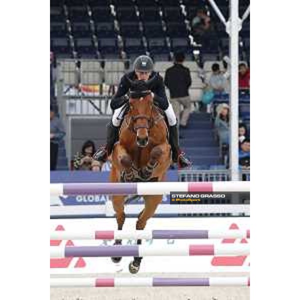 LGCT of Shanghai - Class 2 - Kevin Staut (FRA) on Just Energie - Shanghai, - 20 April 2018 - ph.Stefano Grasso/LGCT