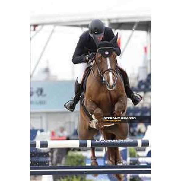 LGCT of Shanghai - Class 2 - Romain Duguet (SUI) on Twentytwo des Biches - Shanghai, - 20 April 2018 - ph.Stefano Grasso/LGCT
