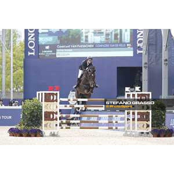 LGCT of Shanghai - Class 3 - Constant van Paesschen (BEL) on Compadre van de Helle - Shanghai, - 21 April 2018 - ph.Stefano Grasso/LGCT