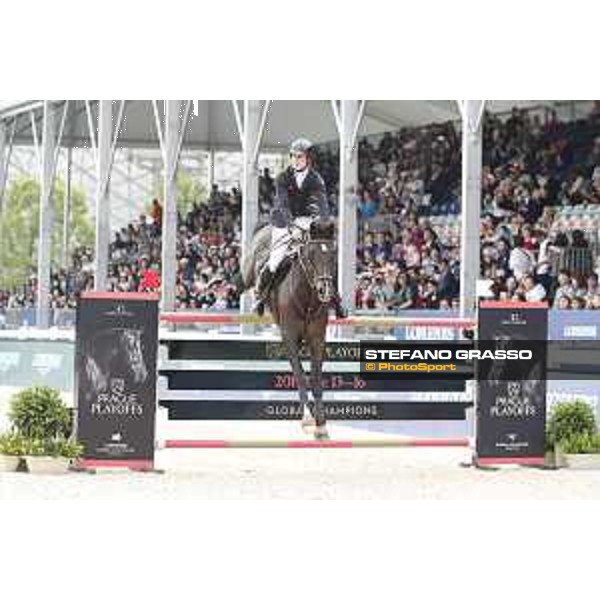 LGCT of Shanghai - Class 3 - Constant van Paesschen (BEL) on Compadre van de Helle - Shanghai, - 21 April 2018 - ph.Stefano Grasso/LGCT