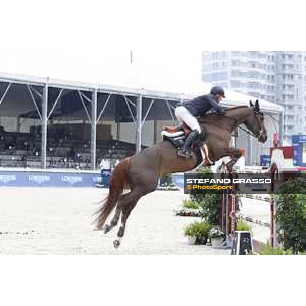 LGCT of Shanghai - Class 3 - Romain Duguet (SUI) on Twentytwo des Biches - Shanghai, - 21 April 2018 - ph.Stefano Grasso/LGCT