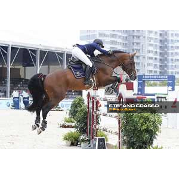 LGCT of Shanghai - Class 3 - Anna Kellnerova (CZE) on Giljandro van den Bosrand - Shanghai, - 21 April 2018 - ph.Stefano Grasso/LGCT