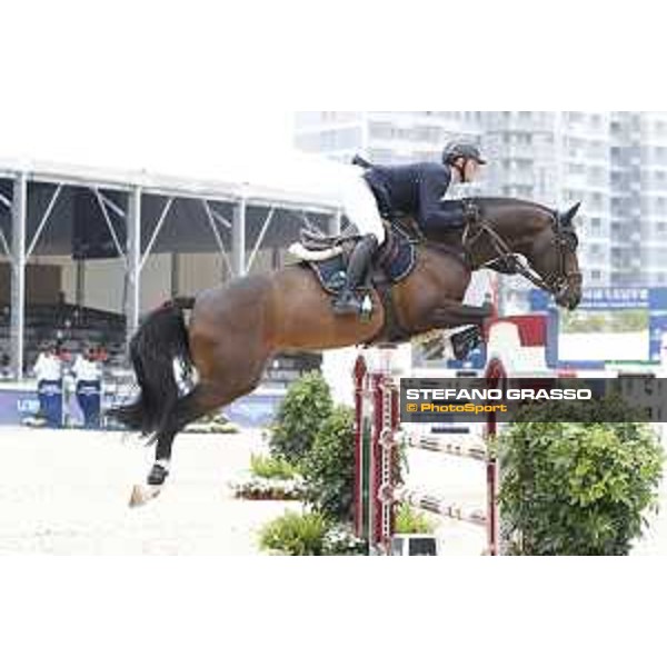 LGCT of Shanghai - Class 3 - Maurice Tebbel (GER) on Don Diarado - Shanghai, - 21 April 2018 - ph.Stefano Grasso/LGCT