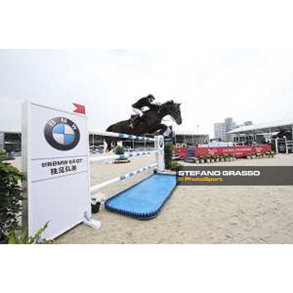 LGCT of Shanghai - Class 3 - Constant van Paesschen (BEL) on Compadre van de Helle - Shanghai, - 21 April 2018 - ph.Stefano Grasso/LGCT