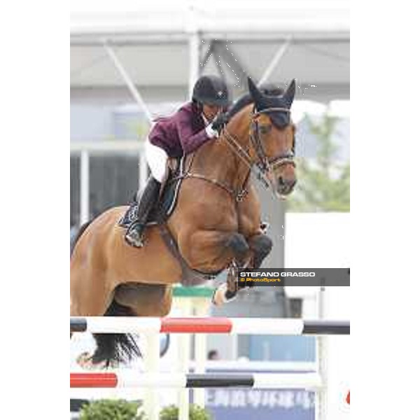 LGCT of Shanghai - Class 3 - Mathilda Karlsson (SWE) on Cerano - Shanghai, - 21 April 2018 - ph.Stefano Grasso/LGCT
