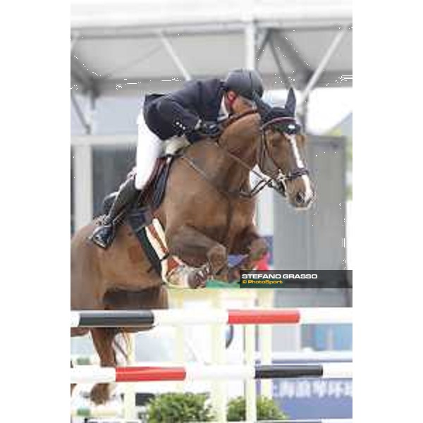 LGCT of Shanghai - Class 3 - Romain Duguet (SUI) on Twentytwo des Biches - Shanghai, - 21 April 2018 - ph.Stefano Grasso/LGCT