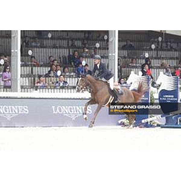 LGCT of Shanghai - Class 3 - Romain Duguet (SUI) on Twentytwo des Biches - Shanghai, - 21 April 2018 - ph.Stefano Grasso/LGCT