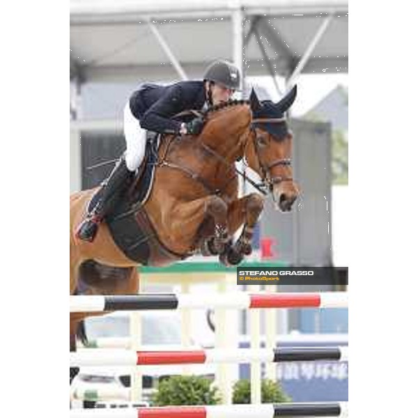 LGCT of Shanghai - Class 3 - Kevin Staut (FRA) on Just Energie - Shanghai, - 21 April 2018 - ph.Stefano Grasso/LGCT