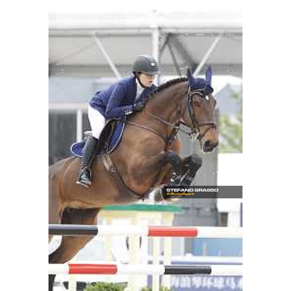 LGCT of Shanghai - Class 3 - Raena Leung (HKG) on Folinde van het Slagershof - Shanghai, - 21 April 2018 - ph.Stefano Grasso/LGCT