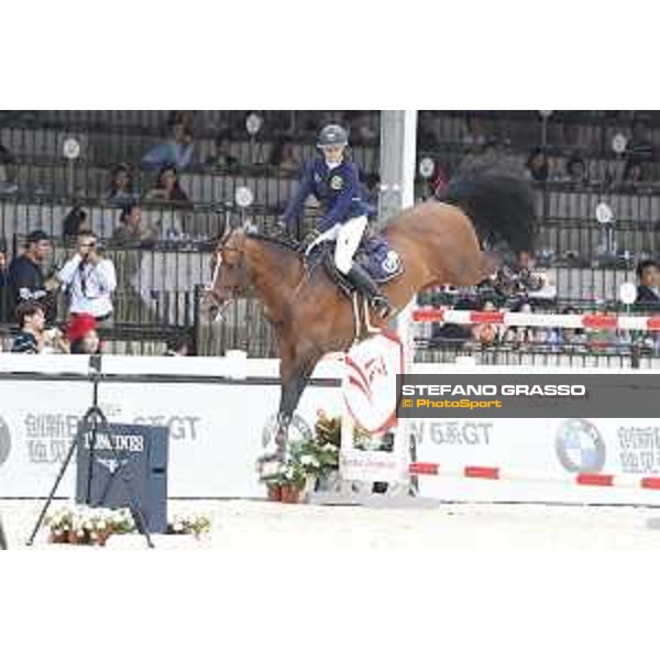 LGCT of Shanghai - Class 3 - Anna Kellnerova (CZE) on Giljandro van den Bosrand - Shanghai, - 21 April 2018 - ph.Stefano Grasso/LGCT