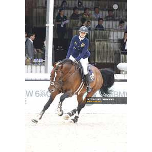 LGCT of Shanghai - Class 3 - Anna Kellnerova (CZE) on Giljandro van den Bosrand - Shanghai, - 21 April 2018 - ph.Stefano Grasso/LGCT