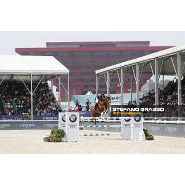 LGCT of Shanghai - Class 6 - Karel Cox (BEL) on Dublin van Overis - Shanghai, - 22 April 2018 - ph.Stefano Grasso/LGCT