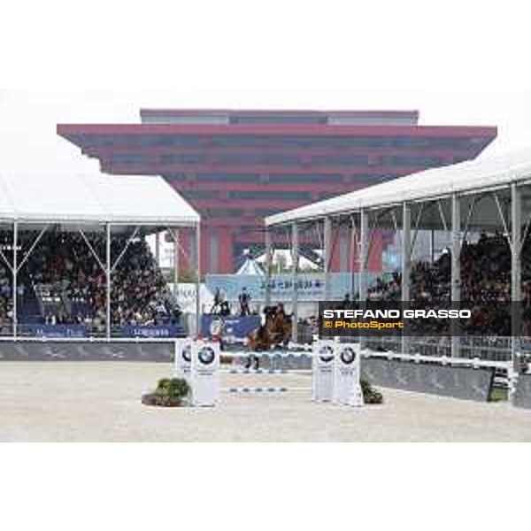 LGCT of Shanghai - Class 6 - Kevin Staut (FRA) on Just Energie - Shanghai, - 22 April 2018 - ph.Stefano Grasso/LGCT