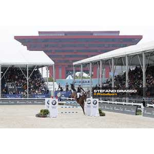 LGCT of Shanghai - Class 6 - Constant van Paesschen (BEL) on Jilbert van\'T Ruitershof - Shanghai, - 22 April 2018 - ph.Stefano Grasso/LGCT