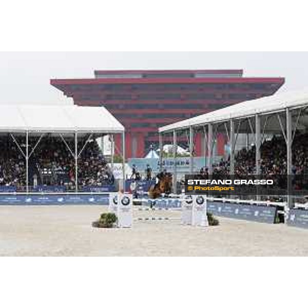 LGCT of Shanghai - Class 6 - Ben Maher (GBR) on MTF Madame X - Shanghai, - 22 April 2018 - ph.Stefano Grasso/LGCT