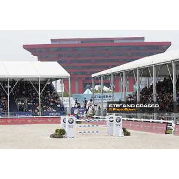 LGCT of Shanghai - Class 6 - Romain Duguet (SUI) on Calder - Shanghai, - 22 April 2018 - ph.Stefano Grasso/LGCT