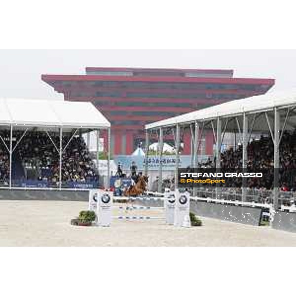 LGCT of Shanghai - Class 6 - Jerome Guery (BEL) on Celvin - Shanghai, - 22 April 2018 - ph.Stefano Grasso/LGCT