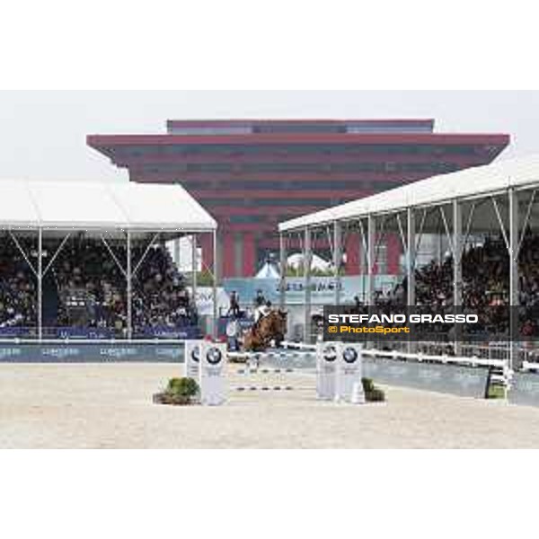 LGCT of Shanghai - Class 6 - Emily Moffitt (GBR) on Tipsy du Terral - Shanghai, - 22 April 2018 - ph.Stefano Grasso/LGCT