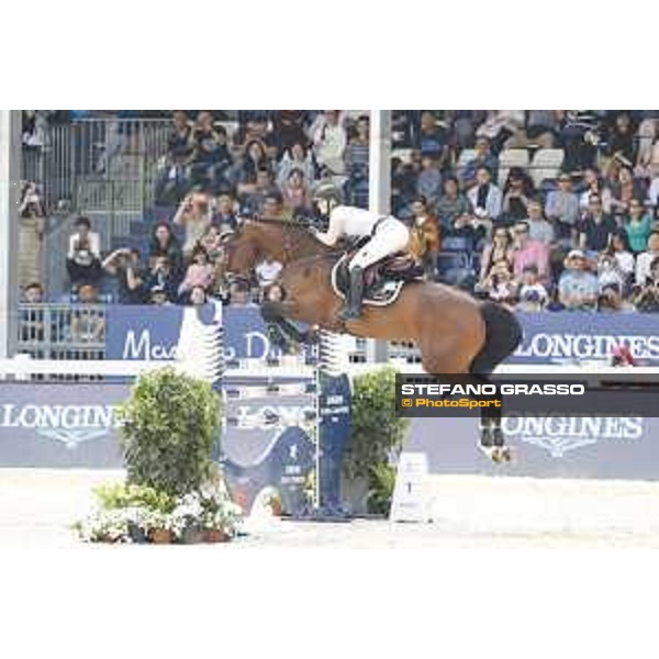 LGCT of Shanghai - Class 6 - Emily Moffitt (GBR) on Tipsy du Terral - Shanghai, - 22 April 2018 - ph.Stefano Grasso/LGCT