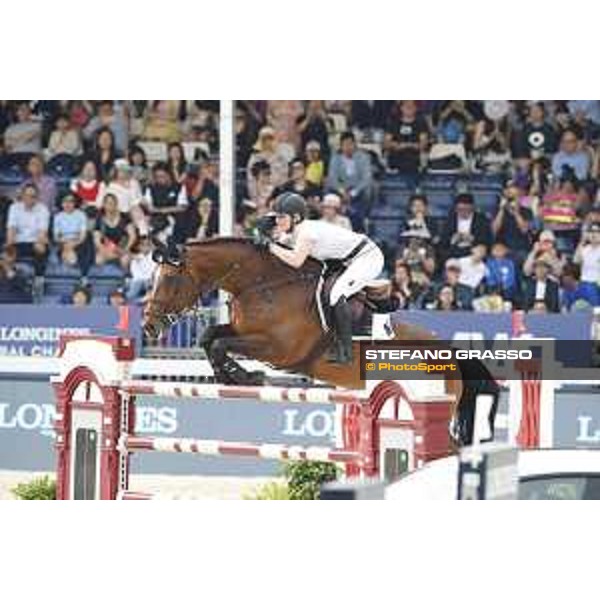 LGCT of Shanghai - Class 6 - Emily Moffitt (GBR) on Tipsy du Terral - Shanghai, - 22 April 2018 - ph.Stefano Grasso/LGCT