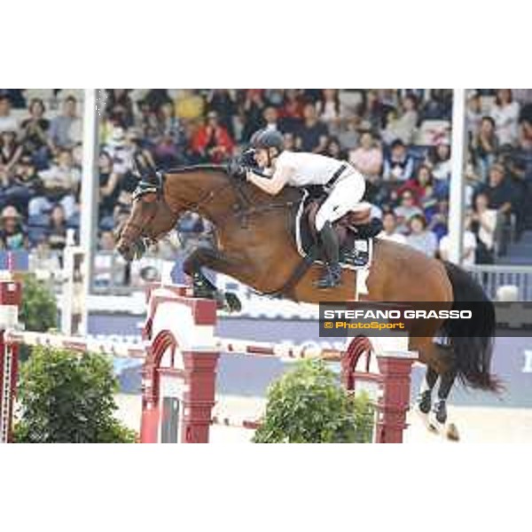 LGCT of Shanghai - Class 6 - Emily Moffitt (GBR) on Tipsy du Terral - Shanghai, - 22 April 2018 - ph.Stefano Grasso/LGCT