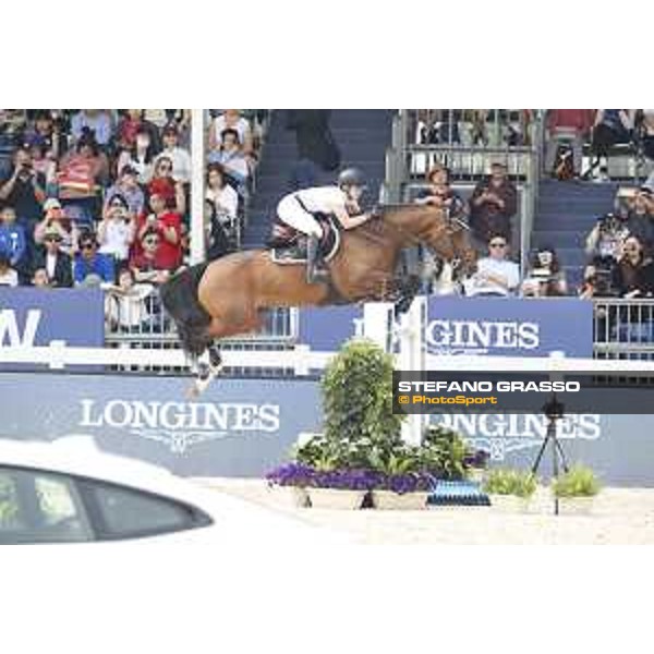 LGCT of Shanghai - Class 6 - Emily Moffitt (GBR) on Tipsy du Terral - Shanghai, - 22 April 2018 - ph.Stefano Grasso/LGCT