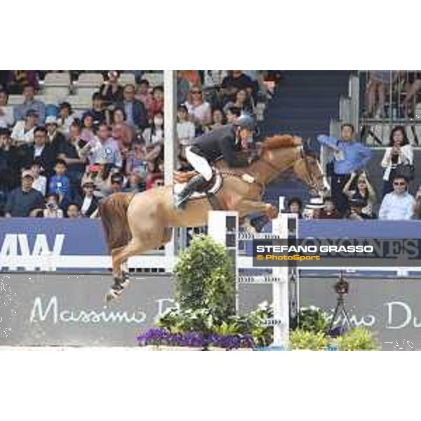 LGCT of Shanghai - Class 6 - Geir Gulliksen (NOR) on Seringat - Shanghai, - 22 April 2018 - ph.Stefano Grasso/LGCT