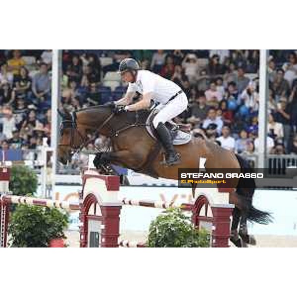 LGCT of Shanghai - Class 6 - Marc Houtzager (NED) on Edinus - Shanghai, - 22 April 2018 - ph.Stefano Grasso/LGCT