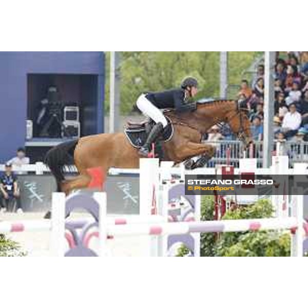 LGCT of Shanghai - Class 6 - Kevin Staut (FRA) on Just Energie - Shanghai, - 22 April 2018 - ph.Stefano Grasso/LGCT