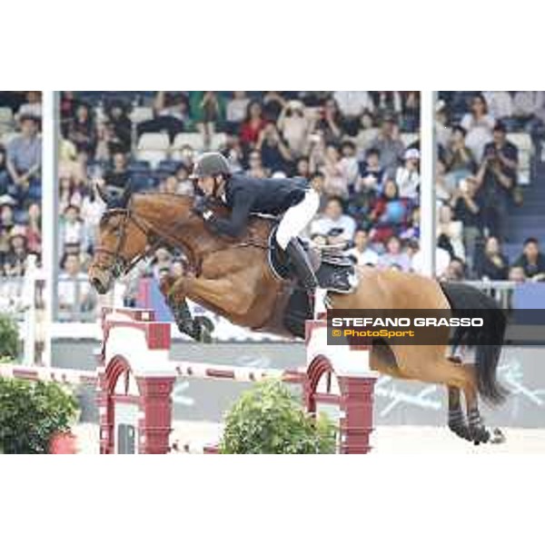 LGCT of Shanghai - Class 6 - Kevin Staut (FRA) on Just Energie - Shanghai, - 22 April 2018 - ph.Stefano Grasso/LGCT