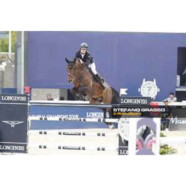 LGCT of Shanghai - Class 6 - Constant van Paesschen (BEL) on Jilbert van\'T Ruitershof - Shanghai, - 22 April 2018 - ph.Stefano Grasso/LGCT