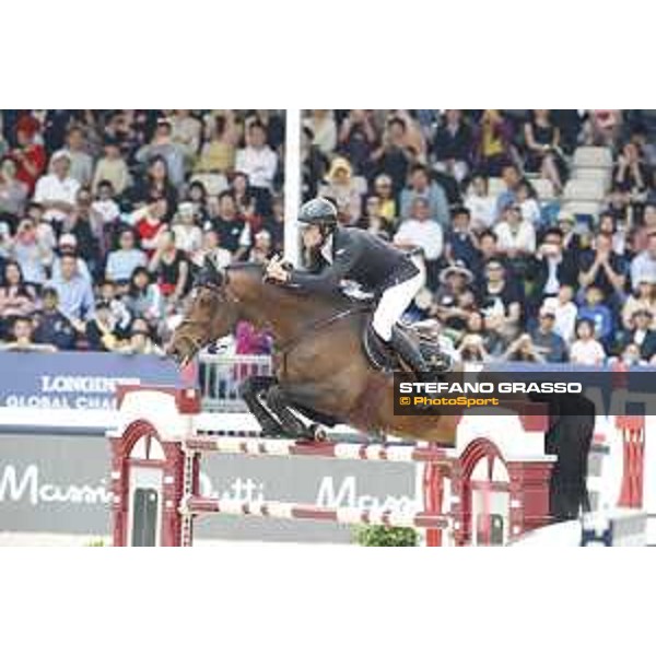 LGCT of Shanghai - Class 6 - Constant van Paesschen (BEL) on Jilbert van\'T Ruitershof - Shanghai, - 22 April 2018 - ph.Stefano Grasso/LGCT