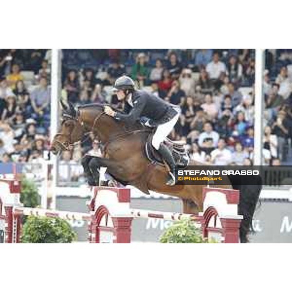 LGCT of Shanghai - Class 6 - Constant van Paesschen (BEL) on Jilbert van\'T Ruitershof - Shanghai, - 22 April 2018 - ph.Stefano Grasso/LGCT