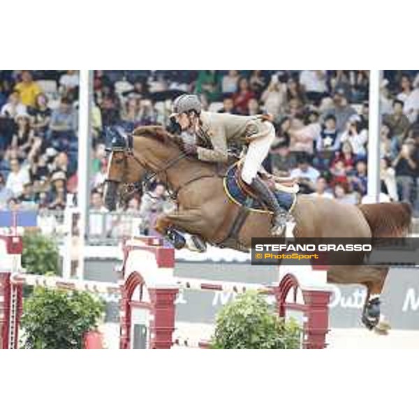 LGCT of Shanghai - Class 6 - Alberto Zorzi (ITA) on Fair Light van?t Heike - Shanghai, - 22 April 2018 - ph.Stefano Grasso/LGCT