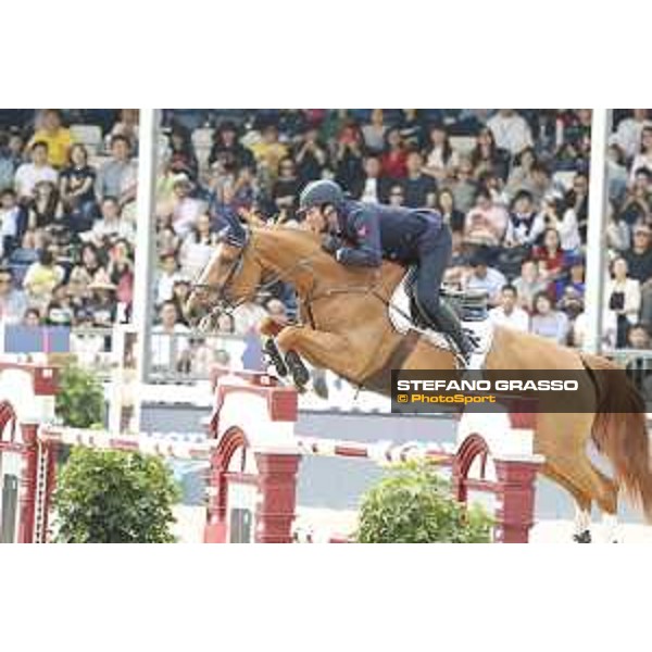 LGCT of Shanghai - Class 6 - Lorenzo de Luca (ITA) on Jeunesse van T Paradijs - Shanghai, - 22 April 2018 - ph.Stefano Grasso/LGCT