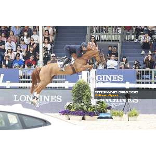LGCT of Shanghai - Class 6 - Lorenzo de Luca (ITA) on Jeunesse van T Paradijs - Shanghai, - 22 April 2018 - ph.Stefano Grasso/LGCT