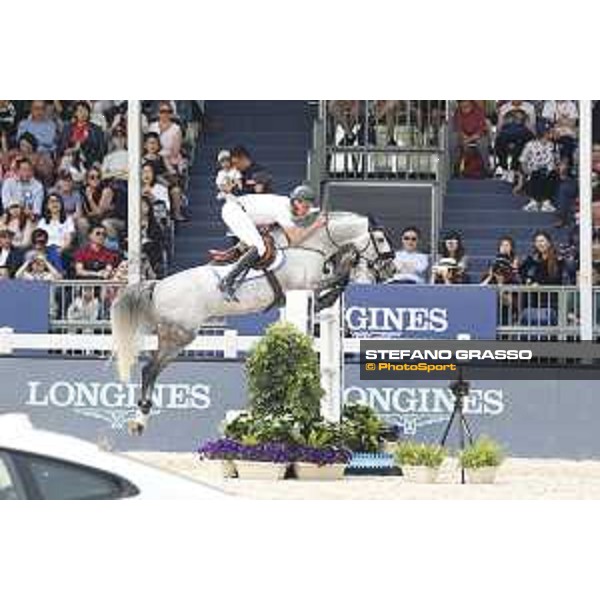 LGCT of Shanghai - Class 6 - Christian Ahlmann (GER) on Clintrexo Z - Shanghai, - 22 April 2018 - ph.Stefano Grasso/LGCT