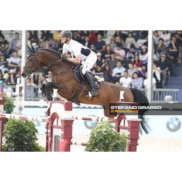 LGCT of Shanghai - Class 6 - Maurice Tebbel (GER) on Chacco?s Son - Shanghai, - 22 April 2018 - ph.Stefano Grasso/LGCT