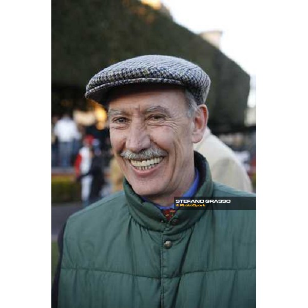 the winning trainer of Blu Santillana, Franco Contu -the LVIII Gran Corsa Siepi di Roma Rome Capannelle, 17th february 2008 ph. Stefano Grasso
