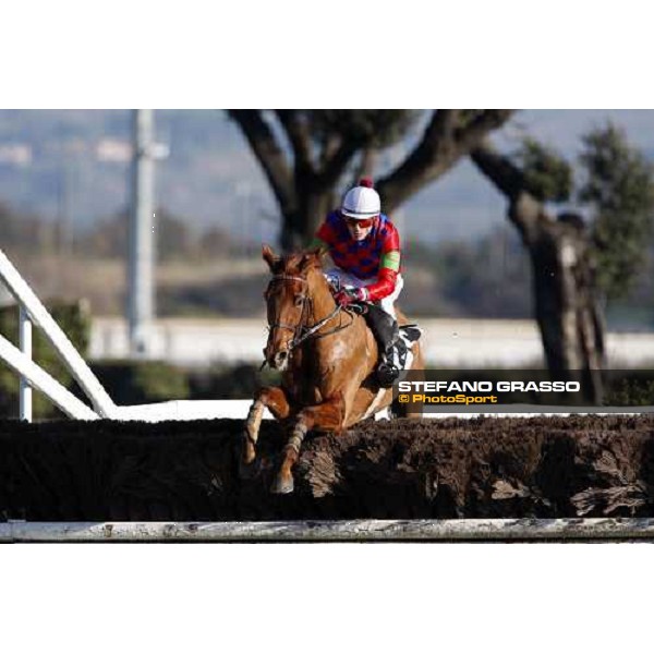 Svezio dell\' Antonia jumps on Red Doctor Rome Capannelle, 17th february 2008 ph. Stefano Grasso