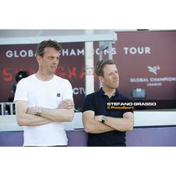 LGCT of Shanghai - Behind the scenes - Harrie Smolders (NED), Maikel Van Der Vleuten (NED) - Shanghai, - 19 April 2018 - ph.Mario Grassia/LGCT